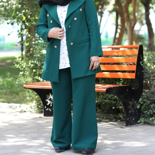کت و شلوار زنانه سوپر مازراتی یقه انگلیسی سوپر مازراتی